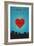 I Love You Boise, Idaho-Lantern Press-Framed Art Print