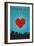 I Love You Boise, Idaho-Lantern Press-Framed Art Print