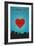 I Love You Boise, Idaho-Lantern Press-Framed Art Print