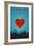 I Love You Chicago, Illinois-Lantern Press-Framed Art Print