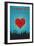 I Love You Chicago, Illinois-Lantern Press-Framed Art Print