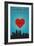 I Love You Cincinnati, Ohio-Lantern Press-Framed Art Print