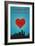 I Love You Corpus Christi, Texas-Lantern Press-Framed Art Print