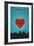 I Love You El Paso, Texas-Lantern Press-Framed Art Print