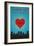 I Love You Fort Worth, Texas-Lantern Press-Framed Art Print