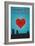 I Love You Grand Rapids, Michigan-Lantern Press-Framed Art Print