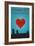 I Love You Grand Rapids, Michigan-Lantern Press-Framed Art Print