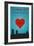 I Love You Grand Rapids, Michigan-Lantern Press-Framed Art Print