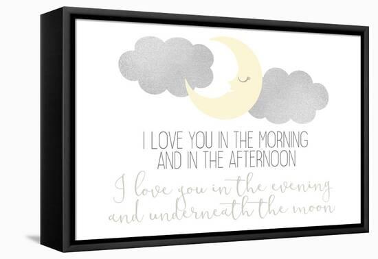 I Love You In 2-Kimberly Allen-Framed Stretched Canvas