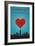 I Love You Indianapolis, Indiana-Lantern Press-Framed Art Print