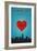 I Love You Lincoln, Nebraska-Lantern Press-Framed Art Print