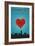 I Love You Lincoln, Nebraska-Lantern Press-Framed Art Print