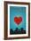 I Love You Little Rock, Arkansas-Lantern Press-Framed Art Print