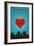 I Love You Little Rock, Arkansas-Lantern Press-Framed Art Print