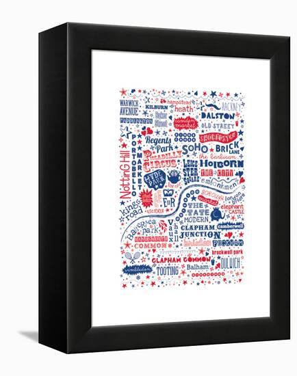 I Love You London-Moha London-Framed Premier Image Canvas