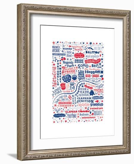 I Love You London-Moha London-Framed Giclee Print