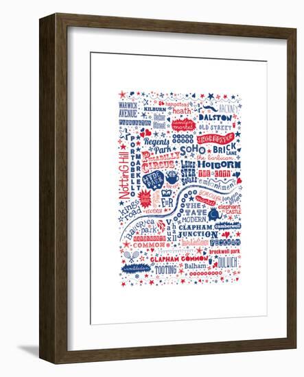 I Love You London-Moha London-Framed Giclee Print