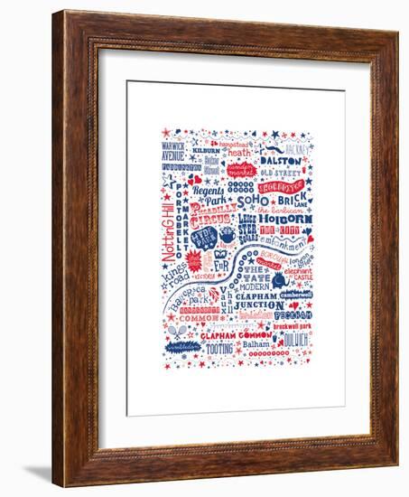 I Love You London-Moha London-Framed Giclee Print