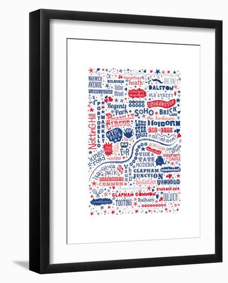 I Love You London-Moha London-Framed Giclee Print