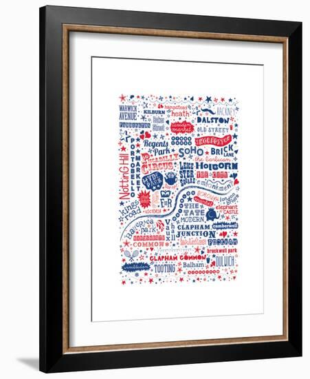 I Love You London-Moha London-Framed Giclee Print