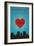 I Love You Midland, Texas-Lantern Press-Framed Art Print