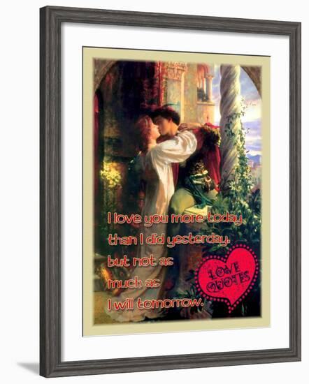 I Love You More Today-Cathy Cute-Framed Giclee Print