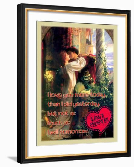 I Love You More Today-Cathy Cute-Framed Giclee Print