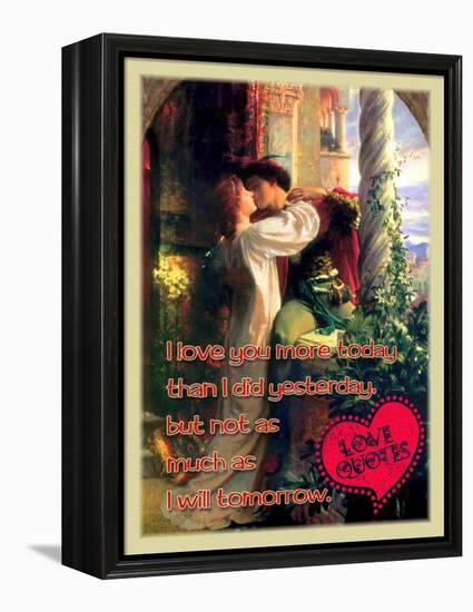 I Love You More Today-Cathy Cute-Framed Premier Image Canvas