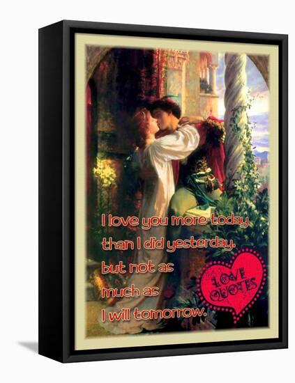 I Love You More Today-Cathy Cute-Framed Premier Image Canvas