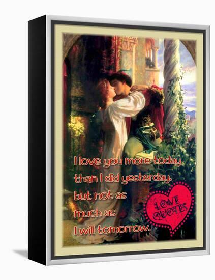 I Love You More Today-Cathy Cute-Framed Premier Image Canvas