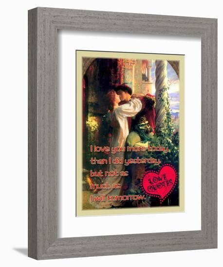 I Love You More Today-Cathy Cute-Framed Giclee Print