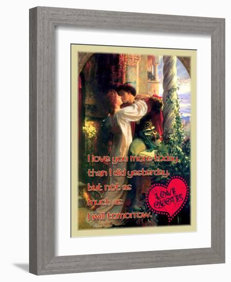 I Love You More Today-Cathy Cute-Framed Giclee Print