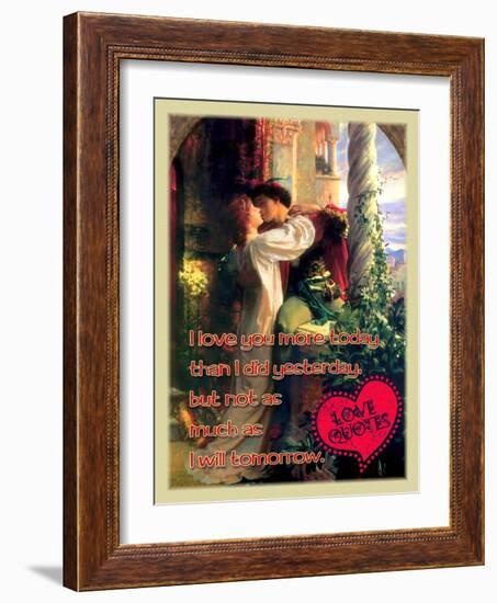 I Love You More Today-Cathy Cute-Framed Giclee Print