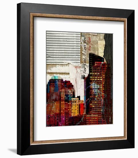 I Love You New York-null-Framed Art Print