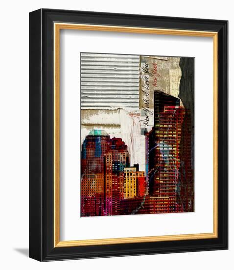 I Love You New York-null-Framed Art Print