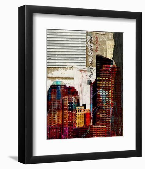 I Love You New York-null-Framed Art Print