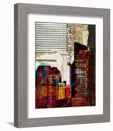 I Love You New York-null-Framed Art Print