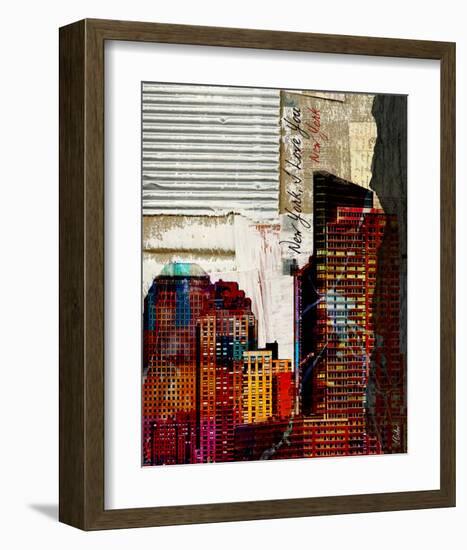 I Love You New York-null-Framed Art Print