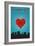 I Love You Newark, New Jersey-Lantern Press-Framed Art Print