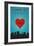 I Love You Newark, New Jersey-Lantern Press-Framed Art Print