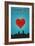 I Love You Omaha, Nebraska-Lantern Press-Framed Art Print