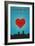 I Love You Omaha, Nebraska-Lantern Press-Framed Art Print