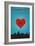 I Love You Orlando, Florida-Lantern Press-Framed Art Print