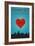 I Love You Orlando, Florida-Lantern Press-Framed Art Print