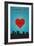 I Love You Pasadena, California-Lantern Press-Framed Art Print