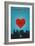 I Love You Philadelphia-Lantern Press-Framed Art Print