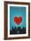 I Love You Philadelphia-Lantern Press-Framed Art Print