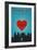 I Love You Philadelphia-Lantern Press-Framed Art Print