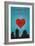 I love you Quebec, Canada-Lantern Press-Framed Art Print