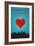 I Love You Sacramento, California-Lantern Press-Framed Art Print